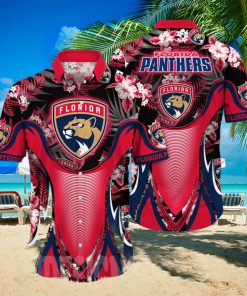 Florida Panthers NHL Floral Unisex Full Print Hawaiian Shirt