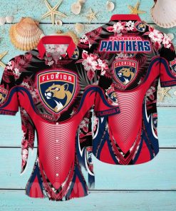 Florida Panthers NHL Floral Unisex Full Print Hawaiian Shirt