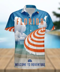 Florida Retro Style Travel Summer 3D Hawaiian Shirt