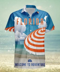 Florida Retro Style Travel Summer 3D Hawaiian Shirt