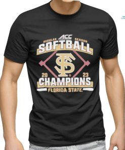 Florida State Seminoles Blue 84 2023 ACC Softball Regular Season Champions Shirt