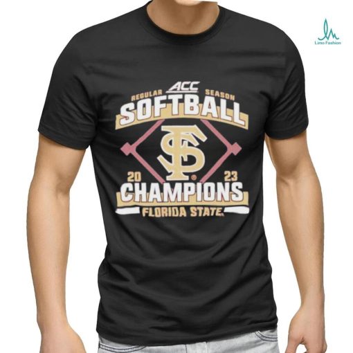 Florida State Seminoles Blue 84 2023 ACC Softball Regular Season Champions Shirt