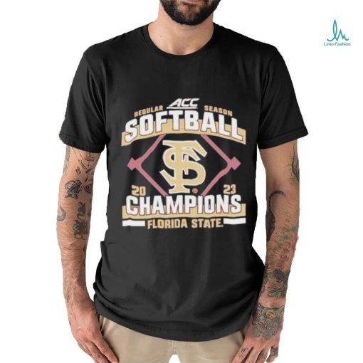 Florida State Seminoles Blue 84 2023 ACC Softball Regular Season Champions Shirt