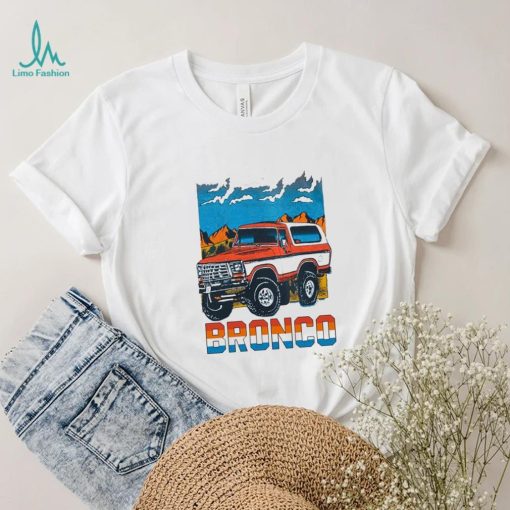 Ford truck bronco cropped flea shirt