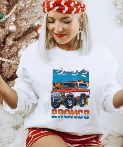 Ford truck bronco cropped flea shirt