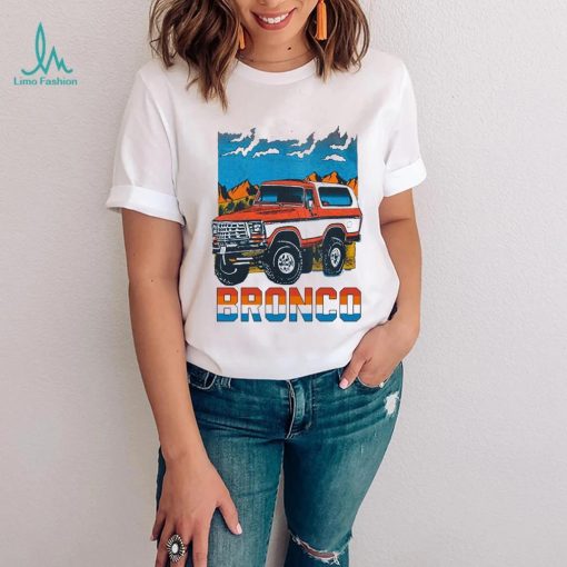 Ford truck bronco cropped flea shirt