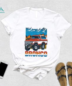 Ford truck bronco cropped flea shirt