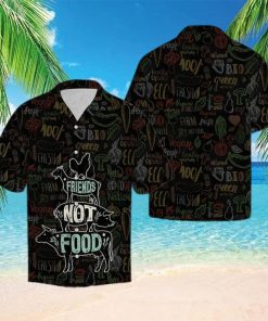 Friends Not Food Vegan Hawaiian Shirt