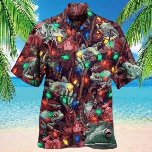 Frog Light Bulb Hawaiian Shirt