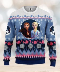 Frozen Elsa Anna Christmas Sweater For Men Women