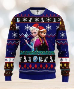 Frozen Ugly Christmas Sweater Blue Ideas For Men Women