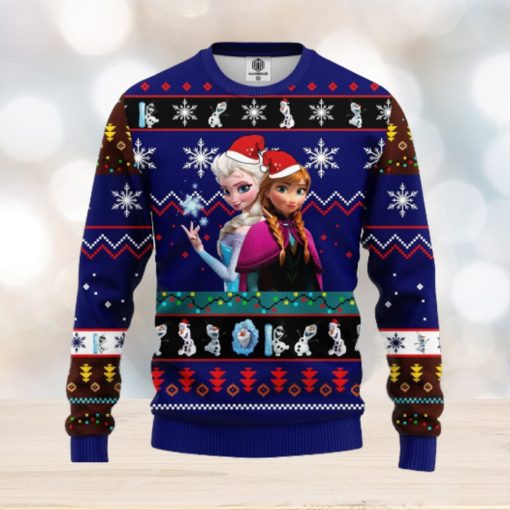 Frozen Ugly Christmas Sweater Blue Ideas For Men Women