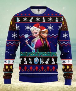 Frozen Ugly Christmas Sweater Blue Ideas For Men Women