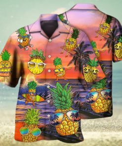 Fruit Pineapple Funny Summer Hawaiian Shirt