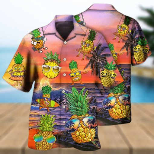 Fruit Pineapple Funny Summer Hawaiian Shirt