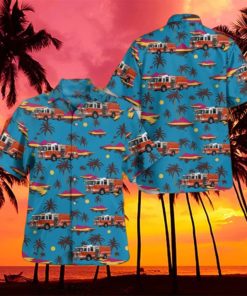 Fundraiser Martinburg  West Virginia  Baker Heights Volunteer Fire Departt Hawaiian Shirt