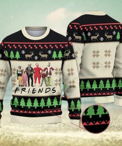 Funny Friends Ugly Christmas Sweater Elf Grinch Kevin