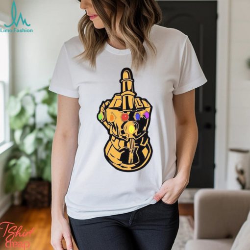 Funny Marvel Middle Finger Shirt Disney Trip Thanos T Shirt Unisex