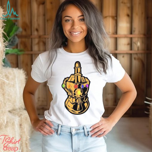 Funny Marvel Middle Finger Shirt Disney Trip Thanos T Shirt Unisex