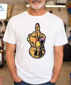 Funny Marvel Middle Finger Shirt Disney Trip Thanos T Shirt Unisex