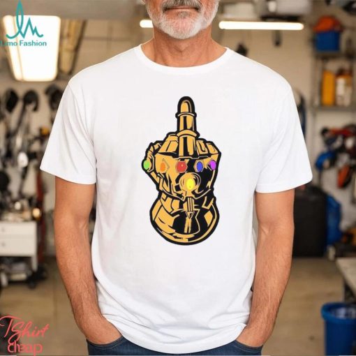 Funny Marvel Middle Finger Shirt Disney Trip Thanos T Shirt Unisex