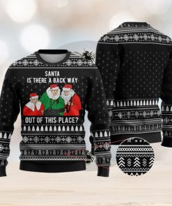 Funny Scrooged Ugly Christmas Sweater Black Gift For Men And Women