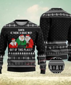 Funny Scrooged Ugly Christmas Sweater Black Gift For Men And Women