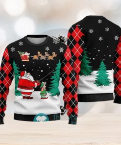 Funny Special Delivery Santa Ugly Christmas Sweater Black Gift For Men And Women