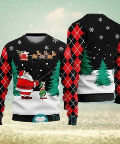 Funny Special Delivery Santa Ugly Christmas Sweater Black Gift For Men And Women