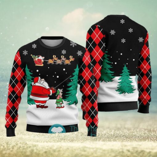 Funny Special Delivery Santa Ugly Christmas Sweater Black Gift For Men And Women