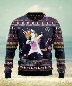 Funny Unicorn Dab Ugly Christmas Sweater Unicorn Shirt