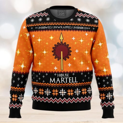 Game of Thrones House Martell Ugly Christmas Sweater