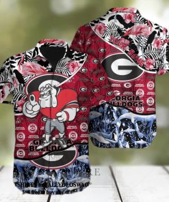 Georgia Bulldogs NCAA All Over Print Classic Hawaiian Aloha Shirt