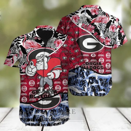 Georgia Bulldogs NCAA All Over Print Classic Hawaiian Aloha Shirt