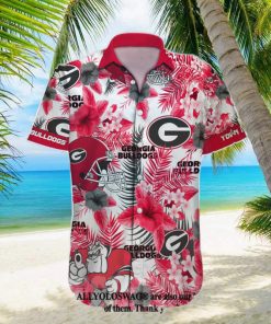 Georgia Bulldogs NCAA Full Printed Classic Vacation Hawaiian Shirt