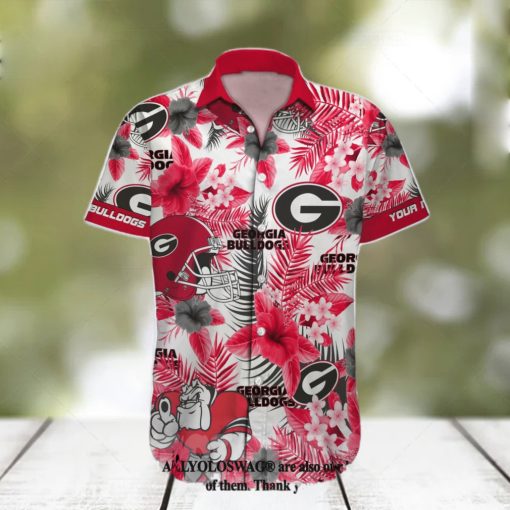 Georgia Bulldogs NCAA Full Printed Classic Vacation Hawaiian Shirt