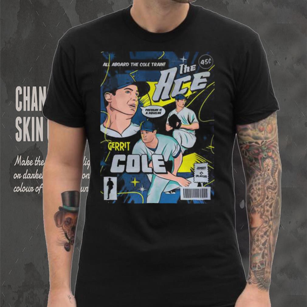 Gerrit cole the ace comic edition art design t-shirt