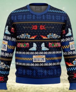 Get Back in Time For Christmas Back to the Future Ugly Christmas Sweater