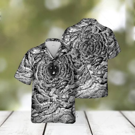 Giant Worm Guarding The Gates Of Hell Hawaiian Shirt Summer Gift For Men And Women