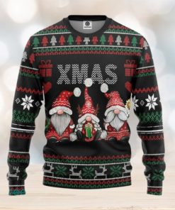 Gnomes Pattern Ugly Christmas Sweater Gift For Men Women