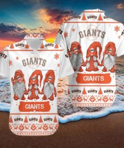 Gnomes San Francisco Giants Cool Hawaiian Shirts 49ers Hawaiian Shirt Hawaiian Beach Short Hawaiian Beach Short