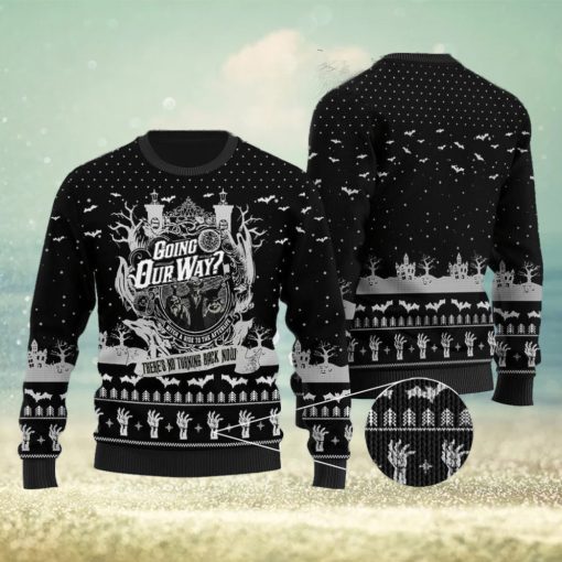 Going Our Way The Haunted Mansion Ugly Halloween Sweater Black Gift For Men And Women