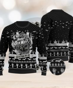 Going Our Way The Haunted Mansion Ugly Halloween Sweater Black Gift For Men And Women