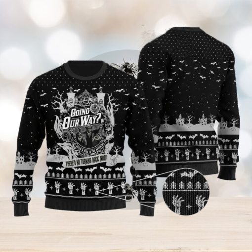 Going Our Way The Haunted Mansion Ugly Halloween Sweater Black Gift For Men And Women