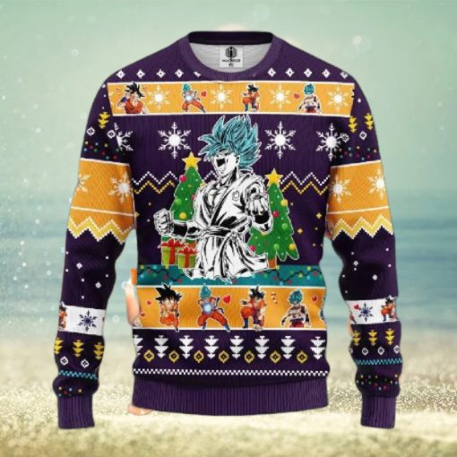 Goku Blue Dragon Ball Anime Ugly Christmas Sweater