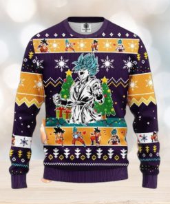 Goku Blue Dragon Ball Anime Ugly Christmas Sweater