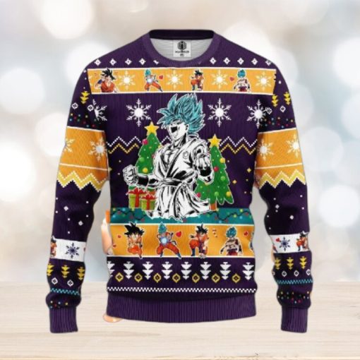 Goku Blue Dragon Ball Anime Ugly Christmas Sweater