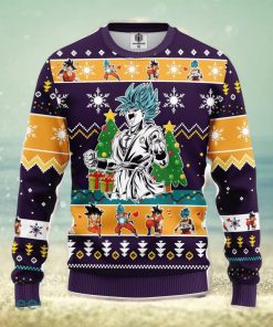 Goku Blue Dragon Ball Ugly Christmas Sweater Amazing Gift Men And Women Christmas Gift