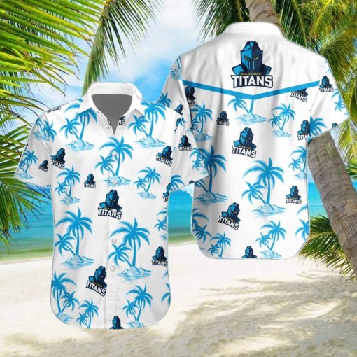 Gold Coast Titans NRL Hawaiian Shirt Best Gift For Men And Women Fans hawaiian shirt