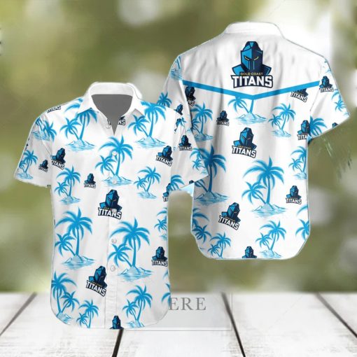 Gold Coast Titans NRL Hawaiian Shirt Best Gift For Men And Women Fans hawaiian shirt